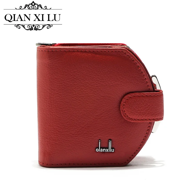 New Arrival Casual Women Short Wallet, Solid Color Women's Cute Purse #537