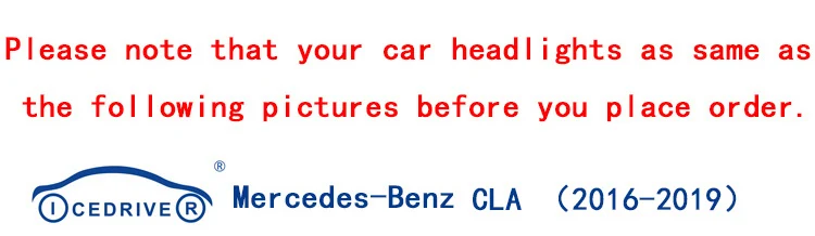 Icedriver для Mercedes Benz CLA класс DRL Красный Синий Зеленый СВЕТОДИОДНЫЙ панели- дневные ходовые огни CLA красный DRL модули синий