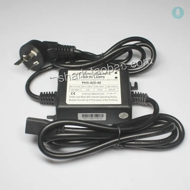 PH5-425-40 20-40W Universal UV Ballast Sound and Light Alarm Function |