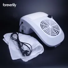 Strong Nail Art Dust Collector 40W Adjustable Speed Nail Art Machine Salon Nail Vacuum Cleaner for Filing and Polishing