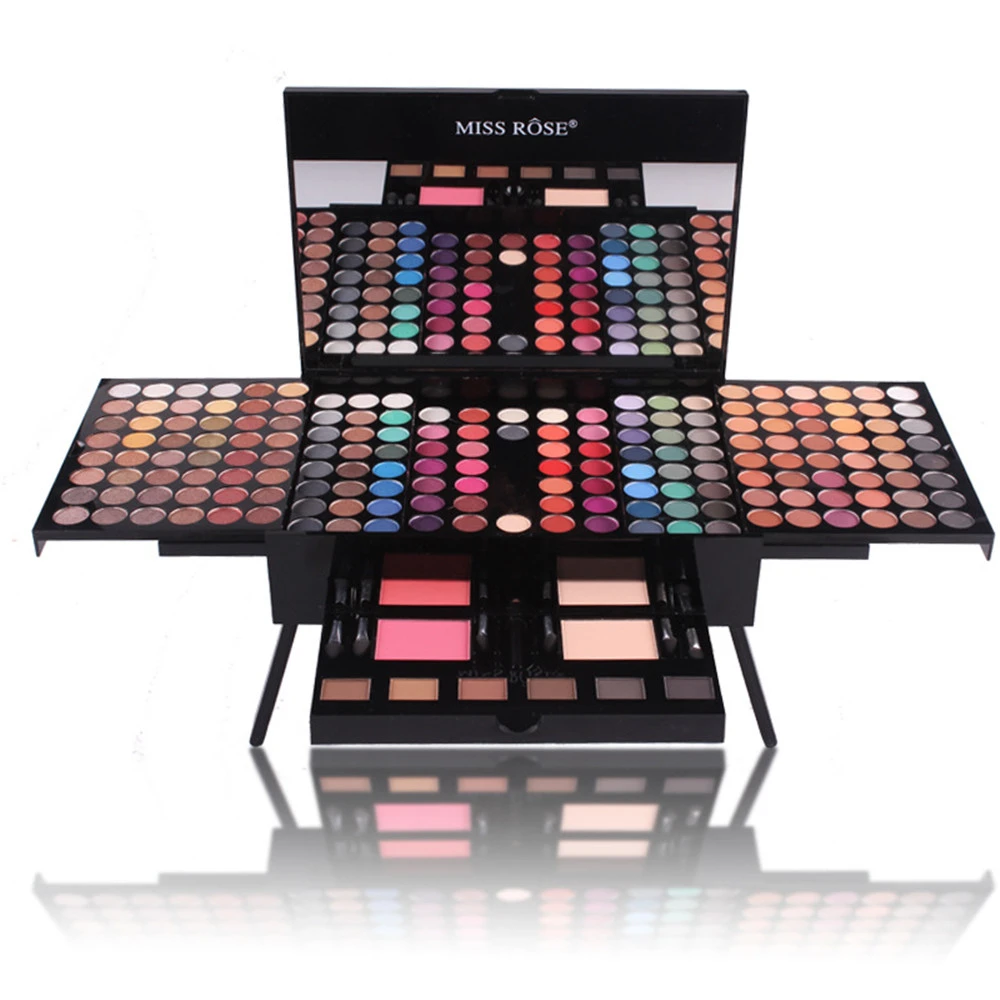 

Miss Rose Piano Makeup Set Matte Eyeshadow Palette Nude Shimmer Roast Glitter Eye Shadow Pigment with Brush Mirror in Box