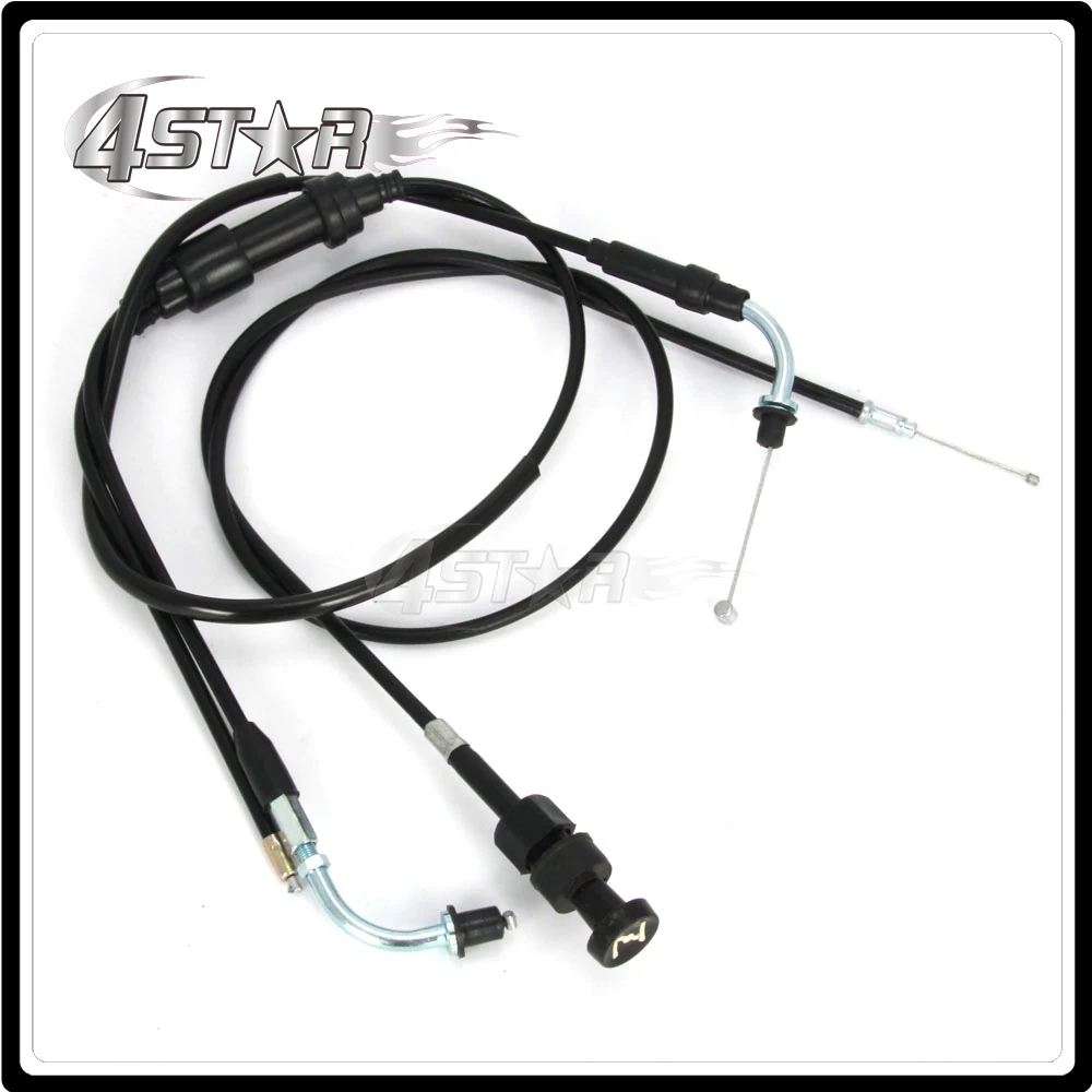 Motorcycle Dirt Bike Choke Throttle Cable Bike Push Pull Assembly For