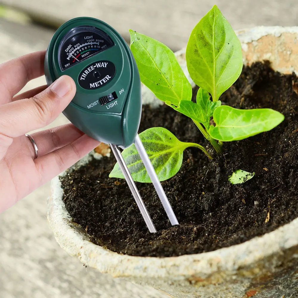 

3 in 1 Soil Water Moisture Light PH Meter Tester Digital Analyzer Test Detector for Garden Plant Flower Hydroponic Garden Tool