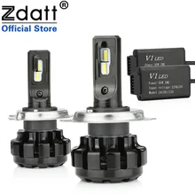Zdatt 2Pcs Super Brgiht Car Led Canbus Bulb H1 H4 H7 H8 H9 H11 9005 HB3 Led Light Headlights 100W 12000LM 12V 6000K Automobiles цена Zdatt 2Pcs Super Brgiht Car Led Canbus Bulb H1 H4 H7 H8 H9 H11 9005 HB3 Led Light Headlights 100W 12000LM 12V 6000K Automobiles цены онлайн