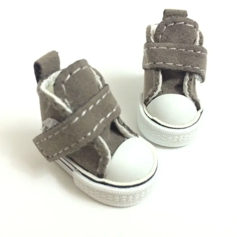 

12 Pair/Lot Assorted Color 3.5cm Toy Boots For 1/8 BJD Doll Fashion Mini Toy Shoes Sneaker Bjd Doll Shoes for Dolls Accessories