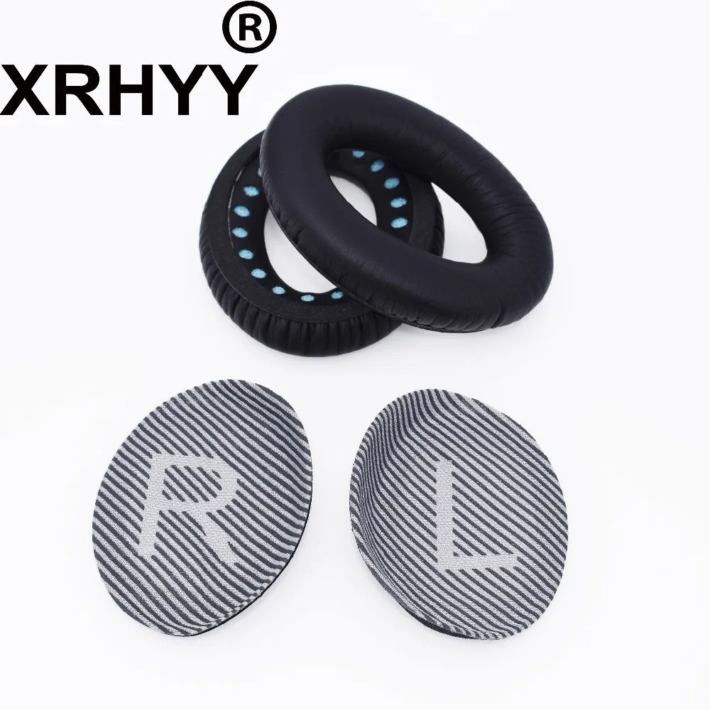 Xrhyy Cuscinetti Auricolari Di Ricambio Neri Per Cuffie Bose Qc 35 (Qc35) E Qc35 Ii (Qc35 Ii)