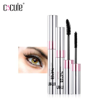 

2PCS/Set Fashion Black Mascara 3D Long Volume Curling Waterproof Fiber Eyelash Extension Eye Lashes Mascara Makeup Tool