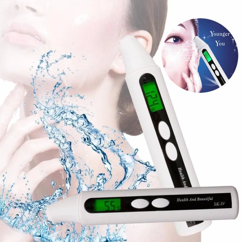 

Beauty Instrument 1pc Hot sell Portable LED Digital Skin Face Moisture Meter Analyzer Monitor Tester Sensor 2018 Oct18