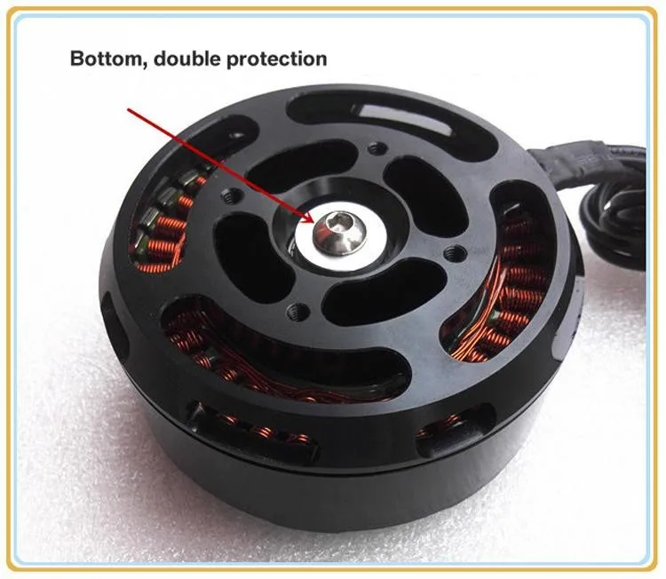Большой двигатель U12 HM водонепроницаемый/высокая эффективность бесщеточный двигатель максимальное напряжение 11 кг более 1 часа выносливость БПЛА