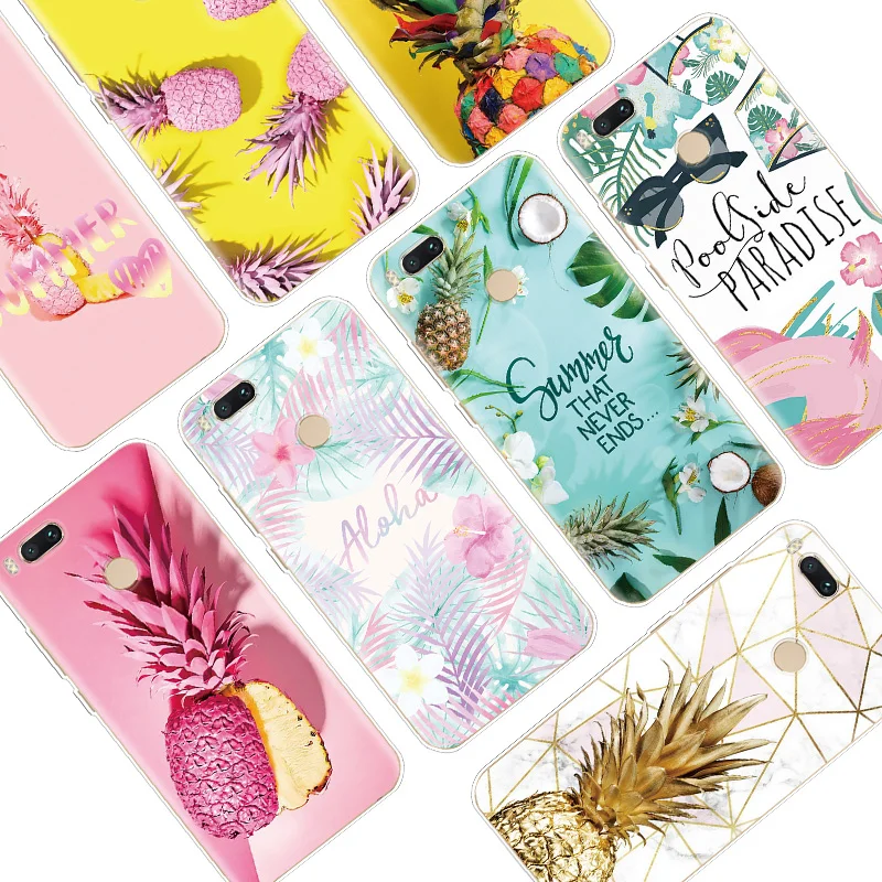 

Pineapple Soft TPU Case For Xiaomi Redmi 4X S2 Y2 4A Note 4 Global 3 3S 5 6 7 Pro 6A 5A 4 4C 5S Plus Coque For Redmi Note 7 Case