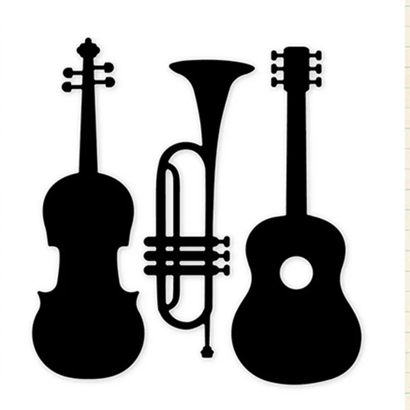 

Metal Cutting Dies 3D Classic Musical instrument Craft dies Card Making Scrapbook Decoration Embossing dies Handcraft 2019