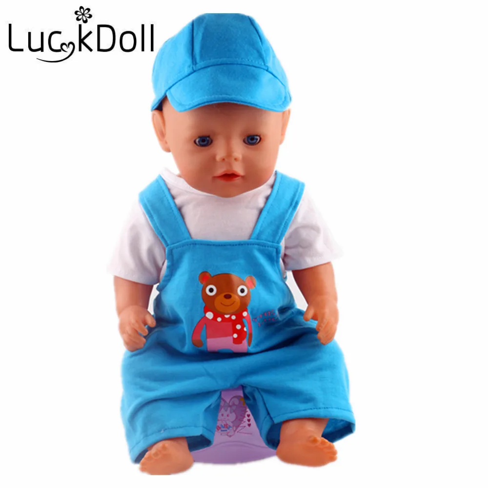 Кукольная Пижама LUCKDOLL 12 видов 18 дюймов американский размер 43 см Детская кукла