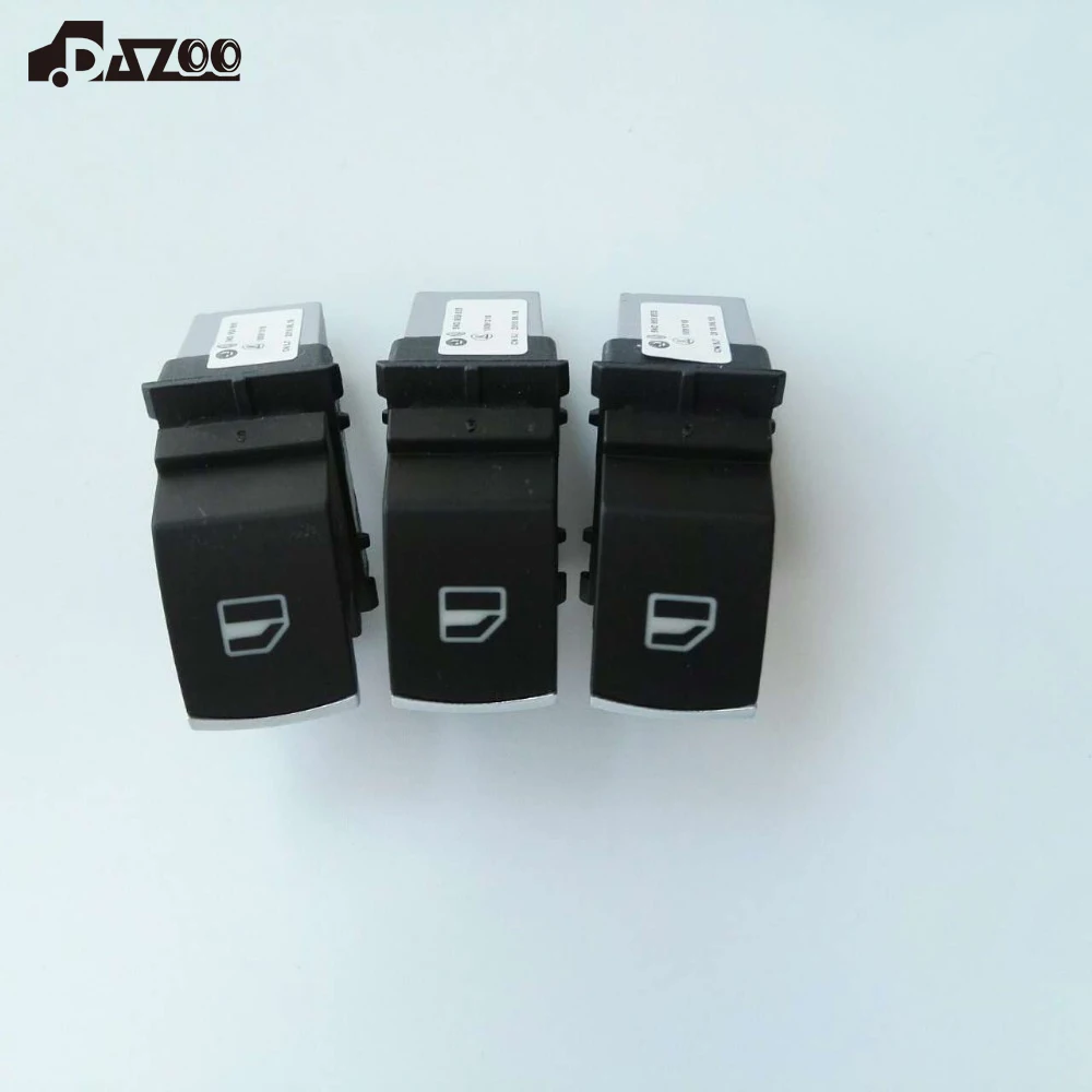 

DAZOO 3PCS OEM Electric Power Window Control Button Switch For VW for S-koda F-abia O-ctavia Superb Red Light 5J0959855