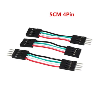 

Dupont line 50pcs/lot 5cm 4pin male to male + male to female and female to female jumper wire Dupont cable s