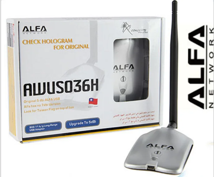 

new update ALFA AWUS036NH Network Ralink 3070 2000MW ALFA Wireless WiFi USB Adapter with 5dbi anenna 1Set