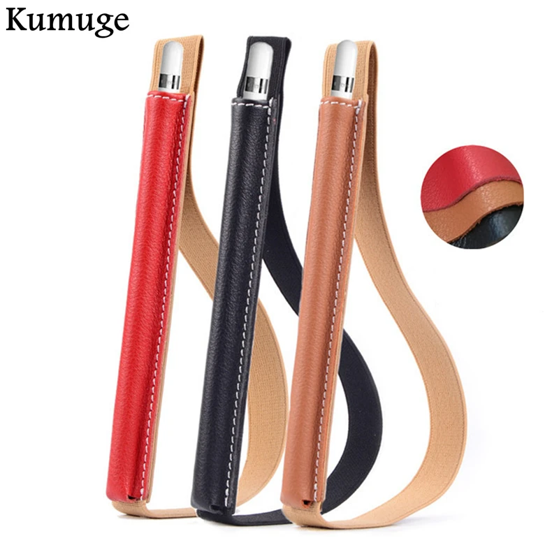 

For Apple Pencil Luxury PU Leather Sleeve Pouch Cover for Tablet Stylus Pen Holder Case Bag for iPad Pro Pencil 9.7/10.5/12.9