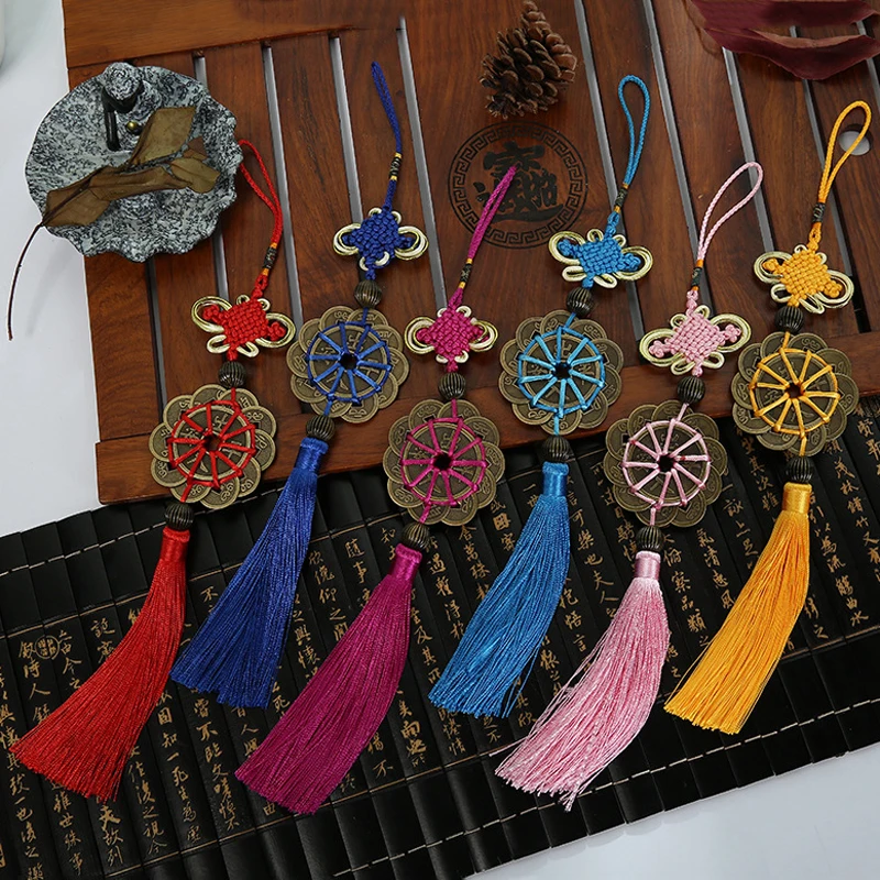 

DIY Key Tassel Fringe Chinese Knot Tassels Pendants 10 pcs Small Auspicious Knots Chinese Characteristics Gifts and accessories