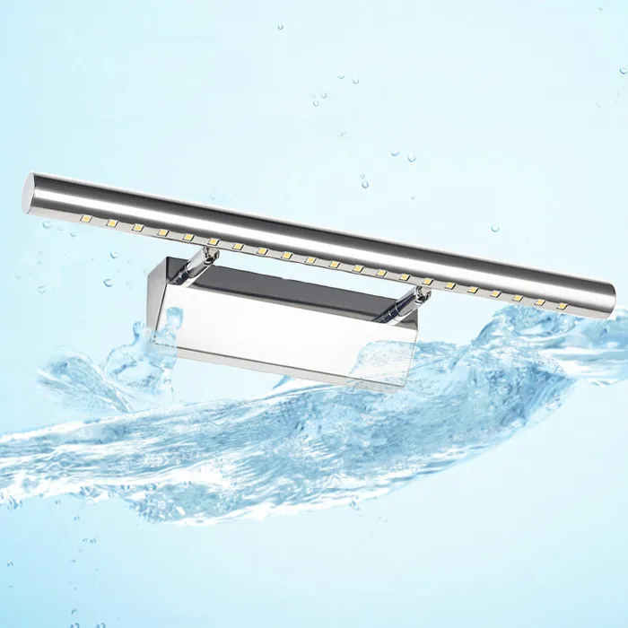 3 واط/5 واط/7 واط/9 واط/15 واط المقاوم للصدأ مرآة ضوء led الأمامية ماكياج جدار مصابيح led الغرور مرحاض الحمام شنت الجدار الشمعدانات ضوء