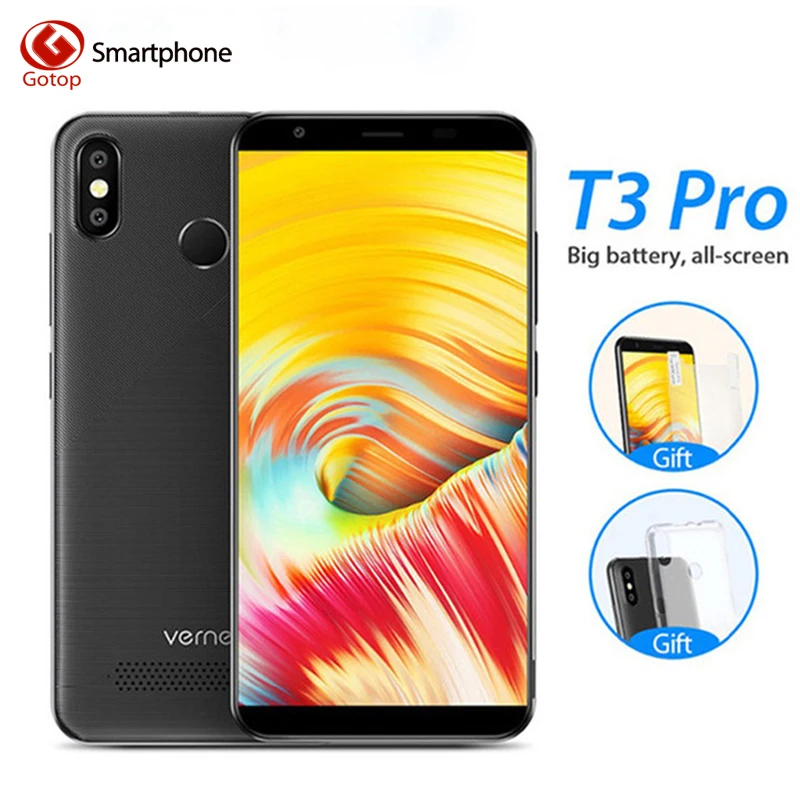 Смартфон Vernee T3 Pro 5 ''на весь экран 3 Гб ОЗУ 16 ПЗУ мобильный телефон Android 8 1 MTK6739