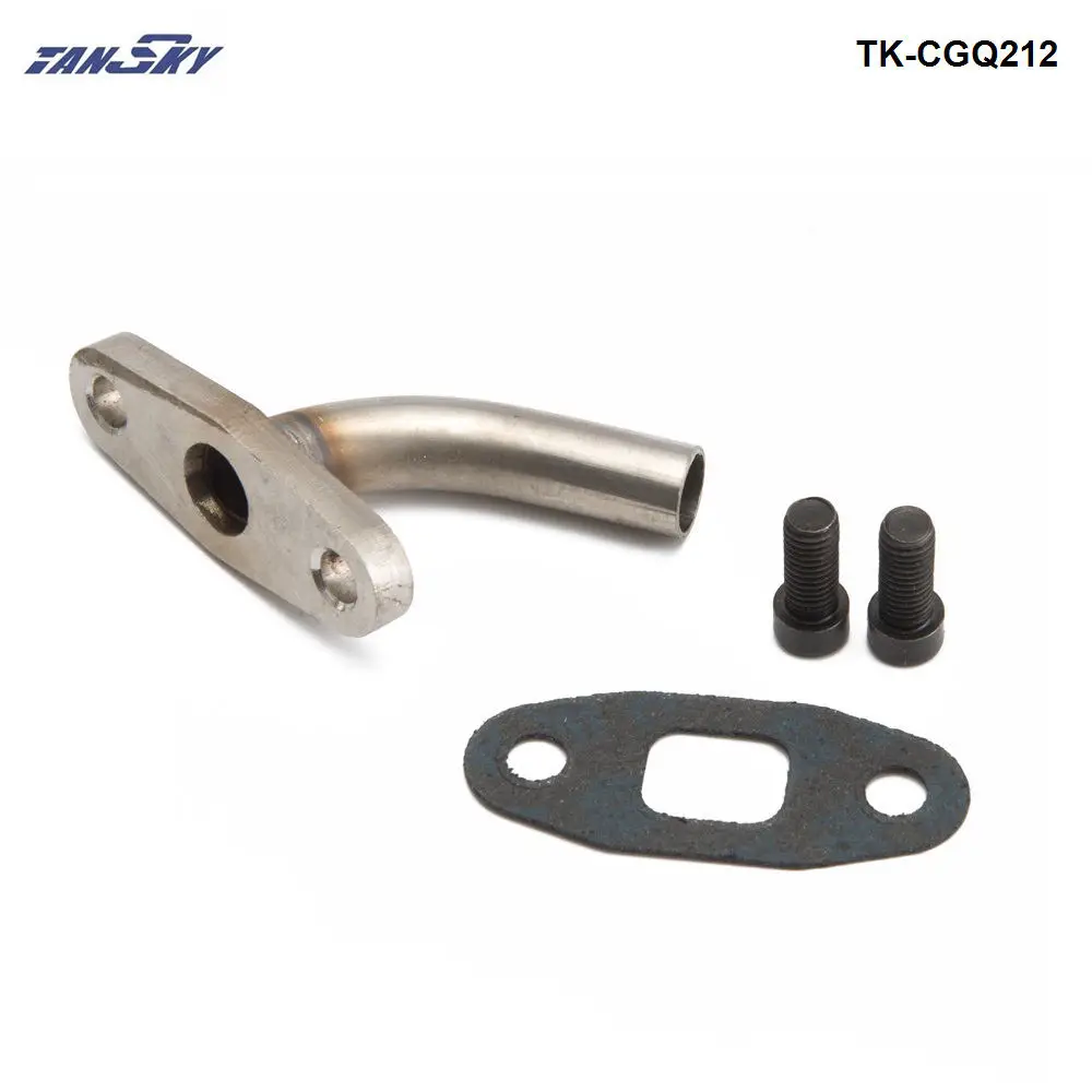 Oil Drain Tube w/Integrated Flange for T3/T4 (30 degree tilted/angled) TK-CGQ212