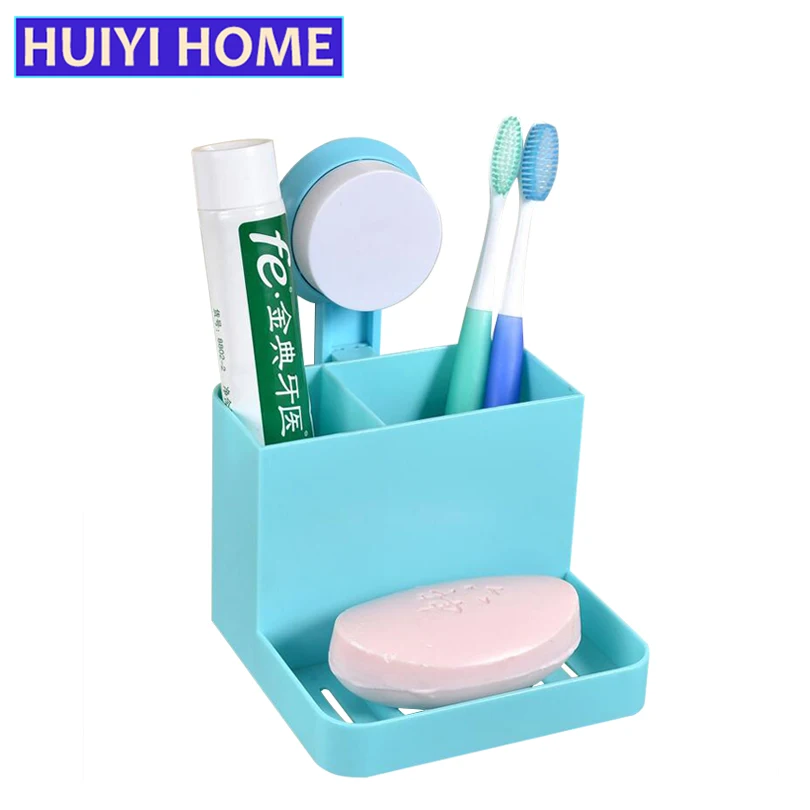 Buy Huiyi Home Sucker Toothbrush Holder Soap Dish Wall