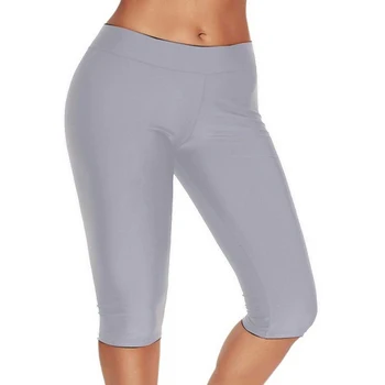

Short Fitness Leggings Women Fashion Solid Comfortable Knee Length Pants Casual Stretch High Waist Sportwear Leggings
