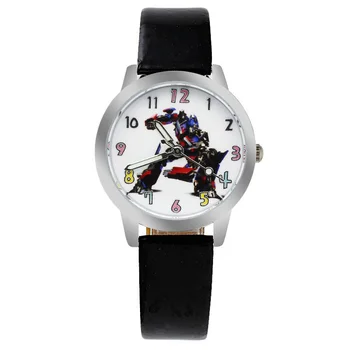 

Cute cartoon children fashion watch casual luminous leather blue boy sports quartz clock girl Wristwatches Relogio kol saati