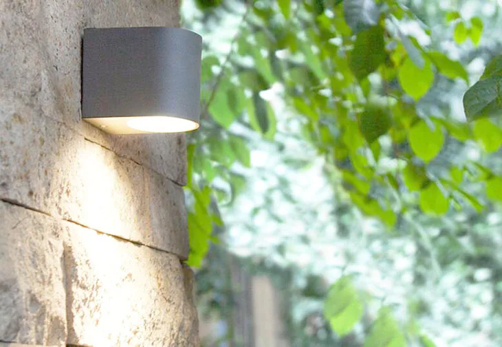 2 шт. напольный светодиодный настенный светильник водонепроницаемый алюминиевый крыльцо огни одиночные двойные головки садовый коридор декоративные настенные светильники