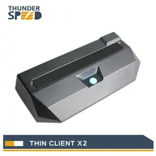 Cheap Fanless Linux Thin Client Mini PC Station X2 Dual Core 1 2G 512M RAM 2G