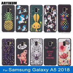 Для samsung Galaxy A5 2018 чехол мягкий силиконовый ударопрочный мультфильм мобильный Капа чехол для Coque samsung A5 2018 A530F чехол для телефона