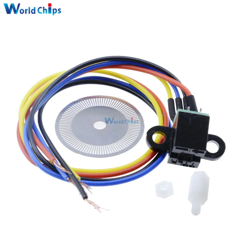 Photoelectric Speed Sensor Encoder Coded Disc  wheel for Freescale Smart car 