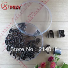 26 шт. Английский алфавит формы для печенья набор круглый бисквит для печенья украшения торта №: CO099