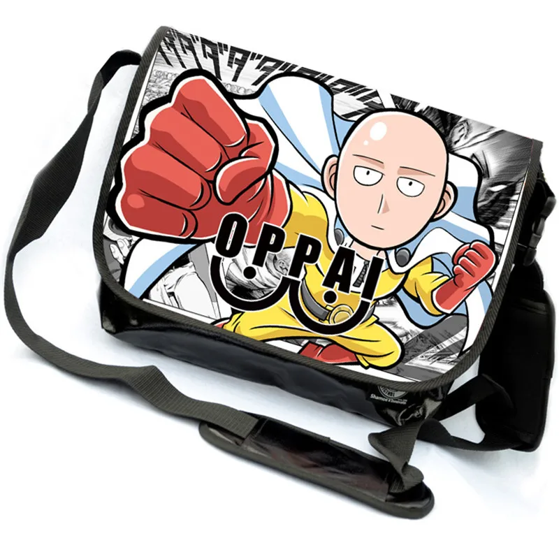 Anime One Punch Man Funny Flap School Bags for Teenagers Boys Girls