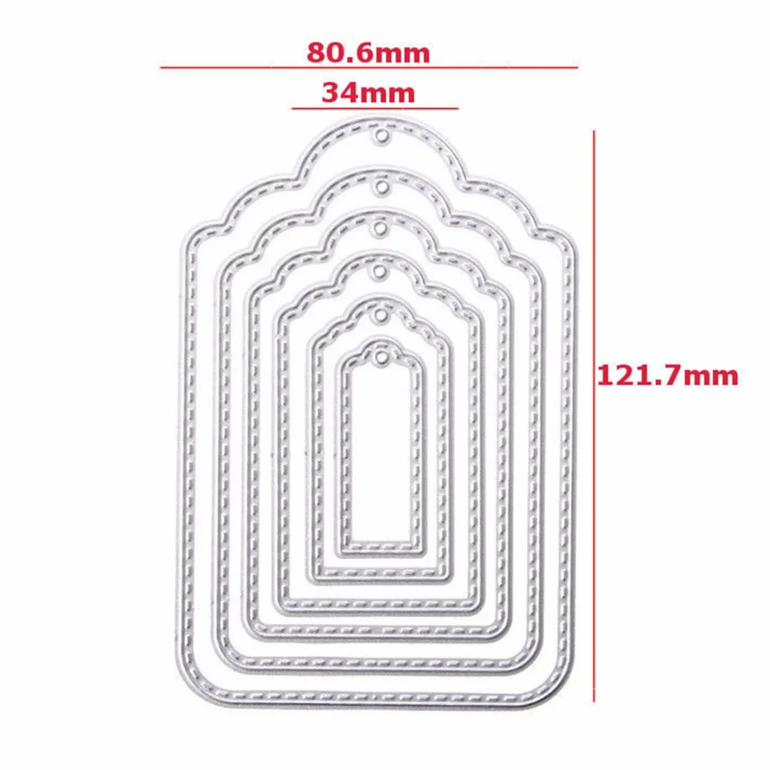 JX-LCLYL Round Flower Star Metal Lace Cutting Dies Stencils DIY Scrapbooking Album Card Craft