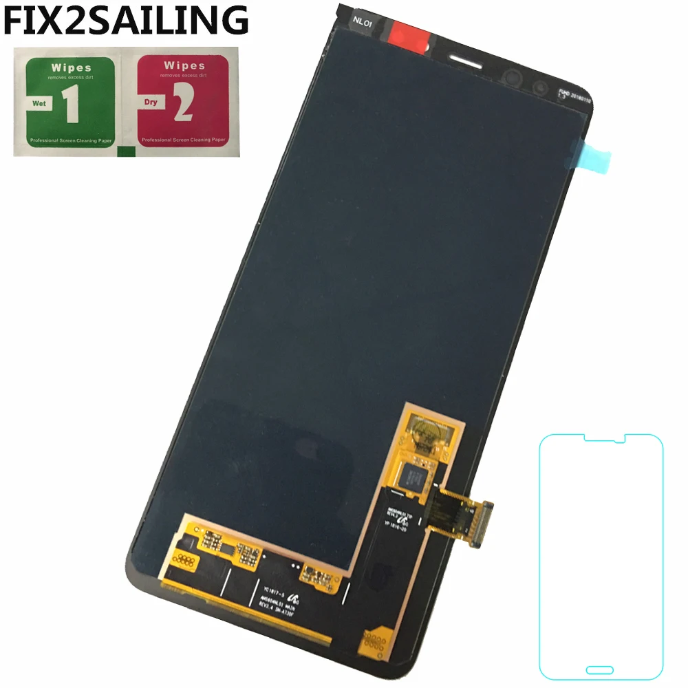 Супер AMOLED экран для SAMSUNG A730 A520 A510 ЖК-дисплей Samsung A8 plus 2018 LCD сенсорный Glss дигитайзер