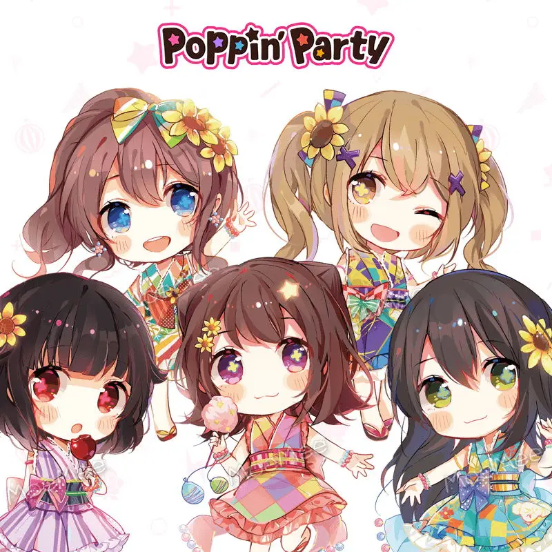 Японская аниме игра BanG Dream! Вечерние брелки для косплея Касуми Тояма из акрила