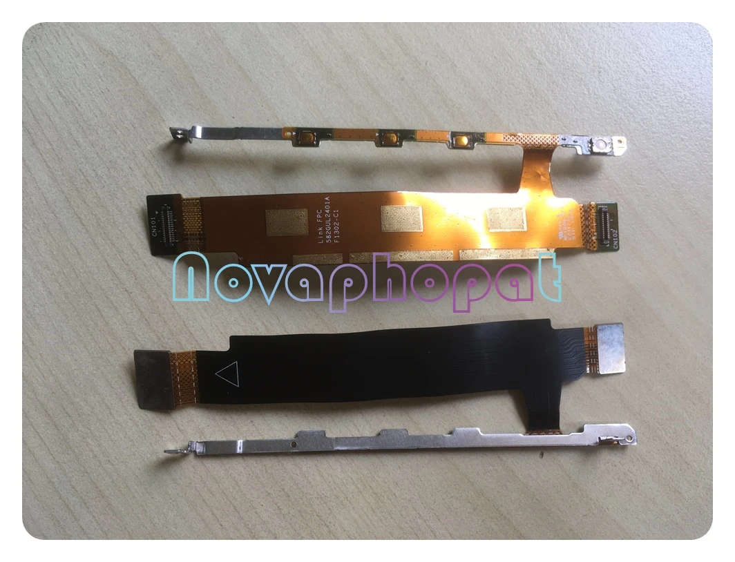 

Novaphopat For Sony T3 D5102 D5103 D5106 C6806 Volume Button Power Switch On Off Side Key LCD Connect Mainbord Flex Cable +track