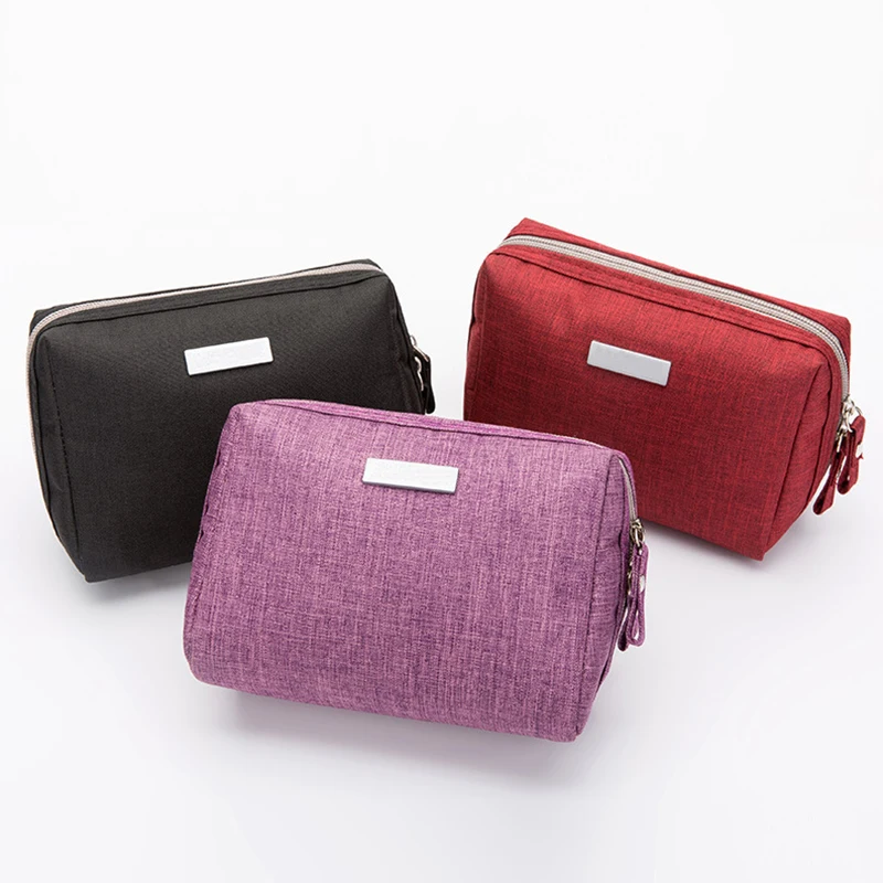 

BAKINGCHEF Fashion Cosmetic Storage Bag Women Makeup Organizer Men Travel Bathroom Toiletry Wash Zip Lipstick Pouch Accessories