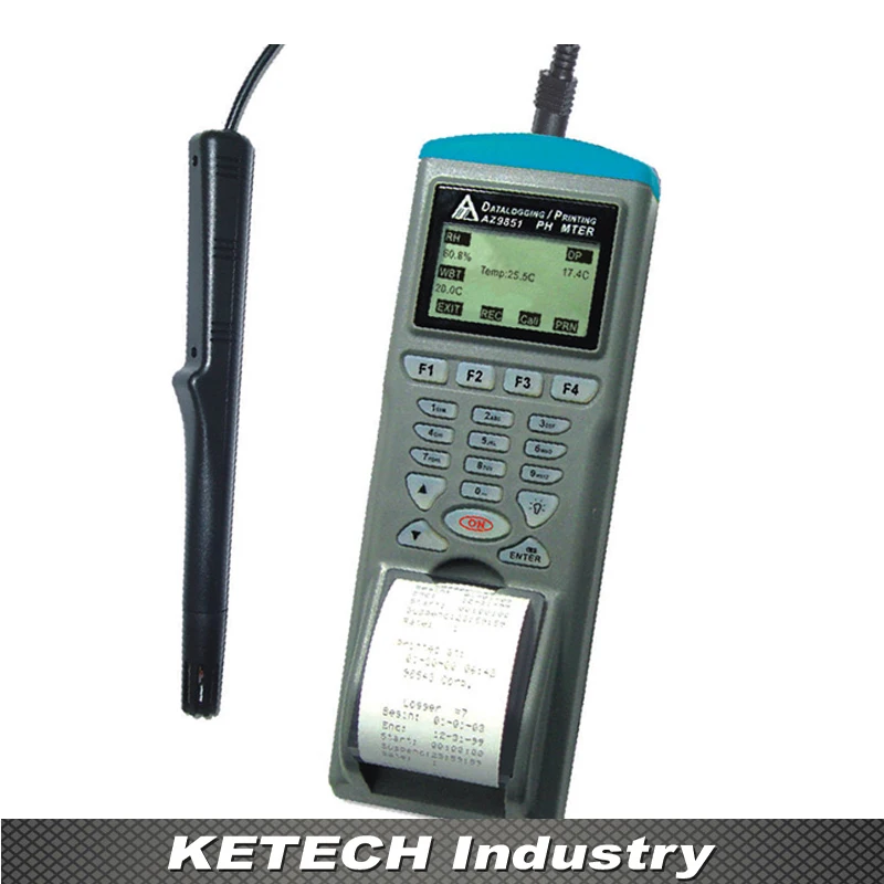 AZ 9851 Handheld Thermo hygrometer Humidity Hygrometer Datalogger with
