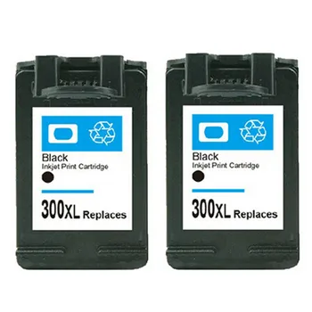 

[Hisaint] 2PK black ink cartridge for HP 300 300XL for HP Deskjet D2530 D2560 F4260 F4280 F2410 F2480 Ink jet Printer Hot