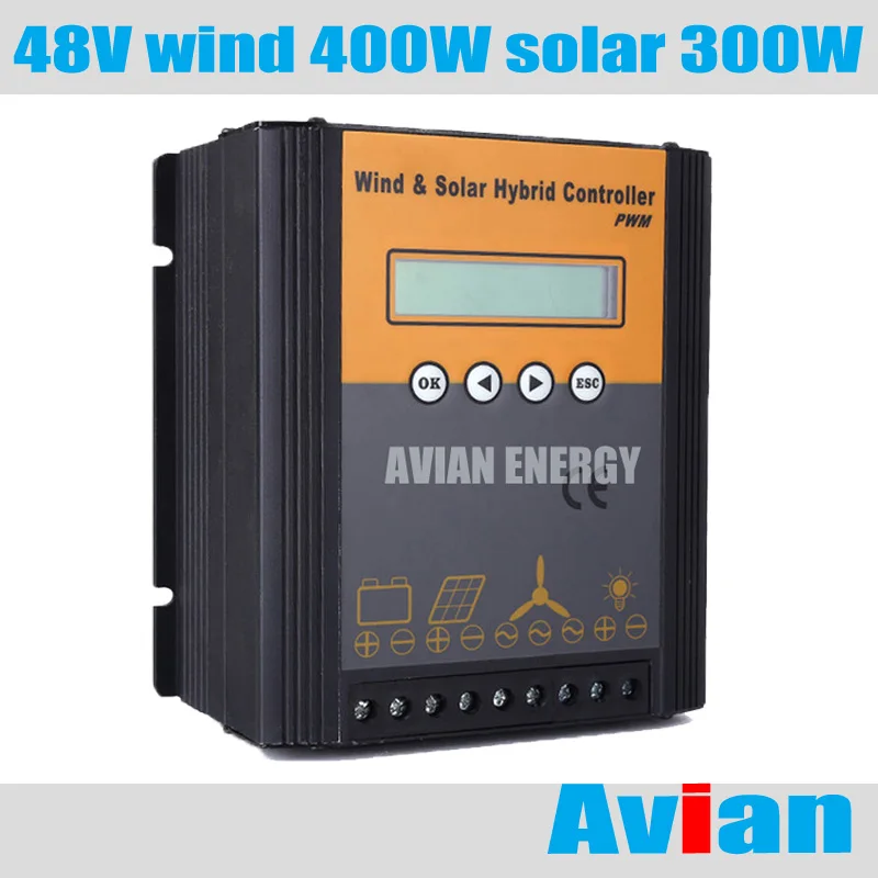 48v 700w Wind Solar Hybrid Controller Wind 400w Solar 300w Boost And