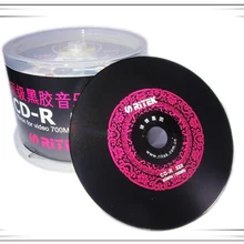 5 дисков A+ Ri-brand пустой Печатный 52x700 MB черный/красный CD-R