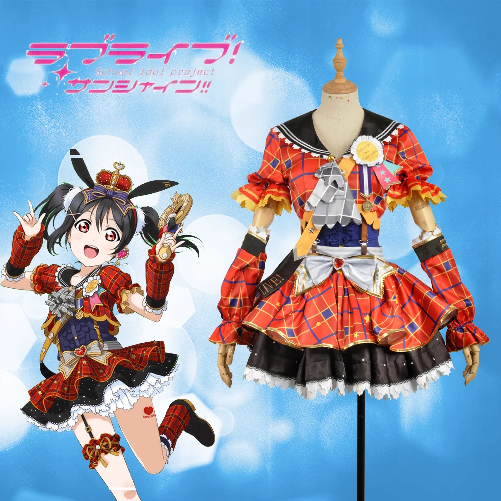 Аниме Love Live! Причудливый наряд для пробуждения Нико Ядзава костюм косплея