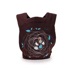 Детская переноска с цветочной вышивкой дизайн поддерживающая Повязка Для Новорожденных Обертывание спереди для детей горячая Распродажа комфортные Детские переноски