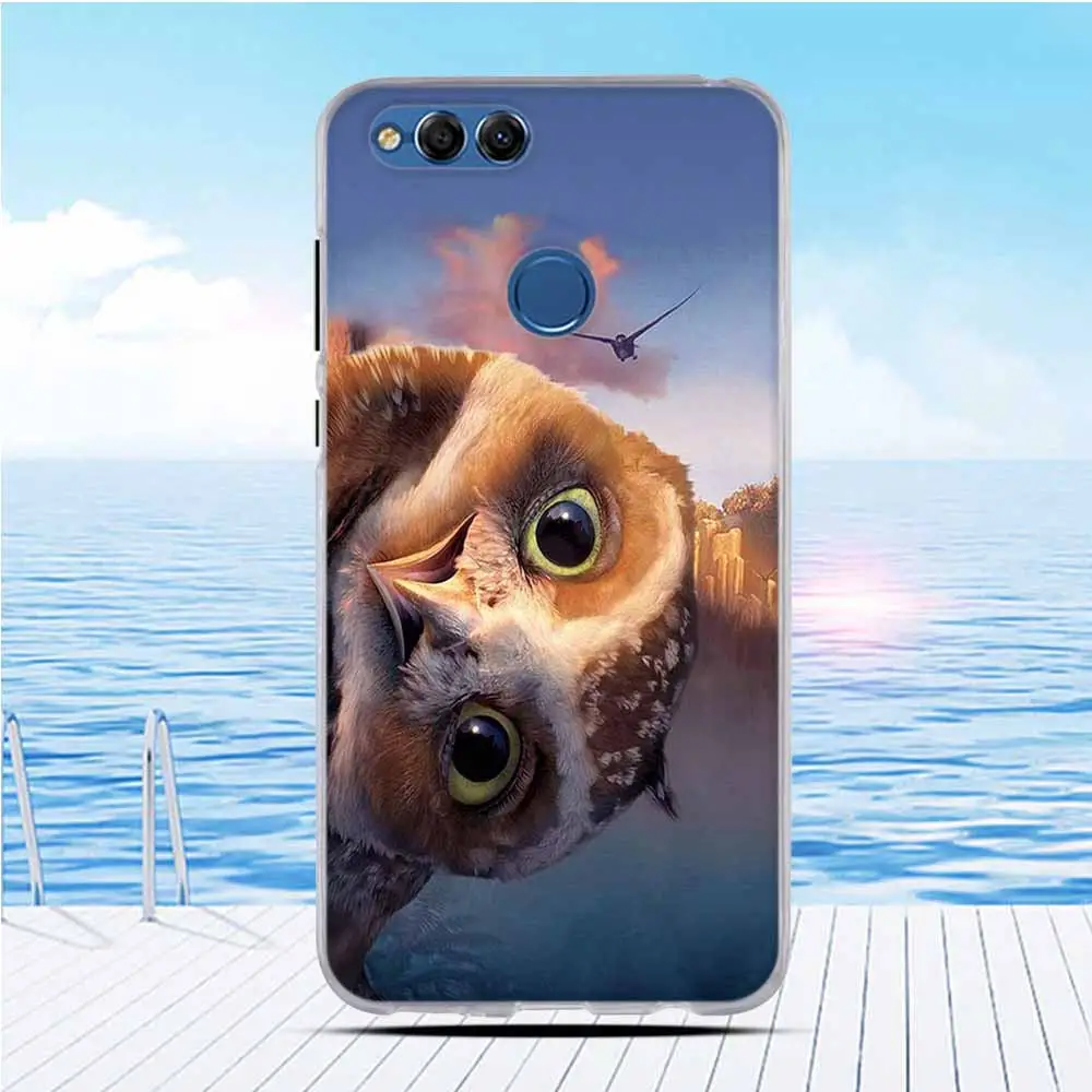 Чехол для Huawei Honor 7X Honor7X 5 93 дюймов мягкий силиконовый чехол Защитные чехлы