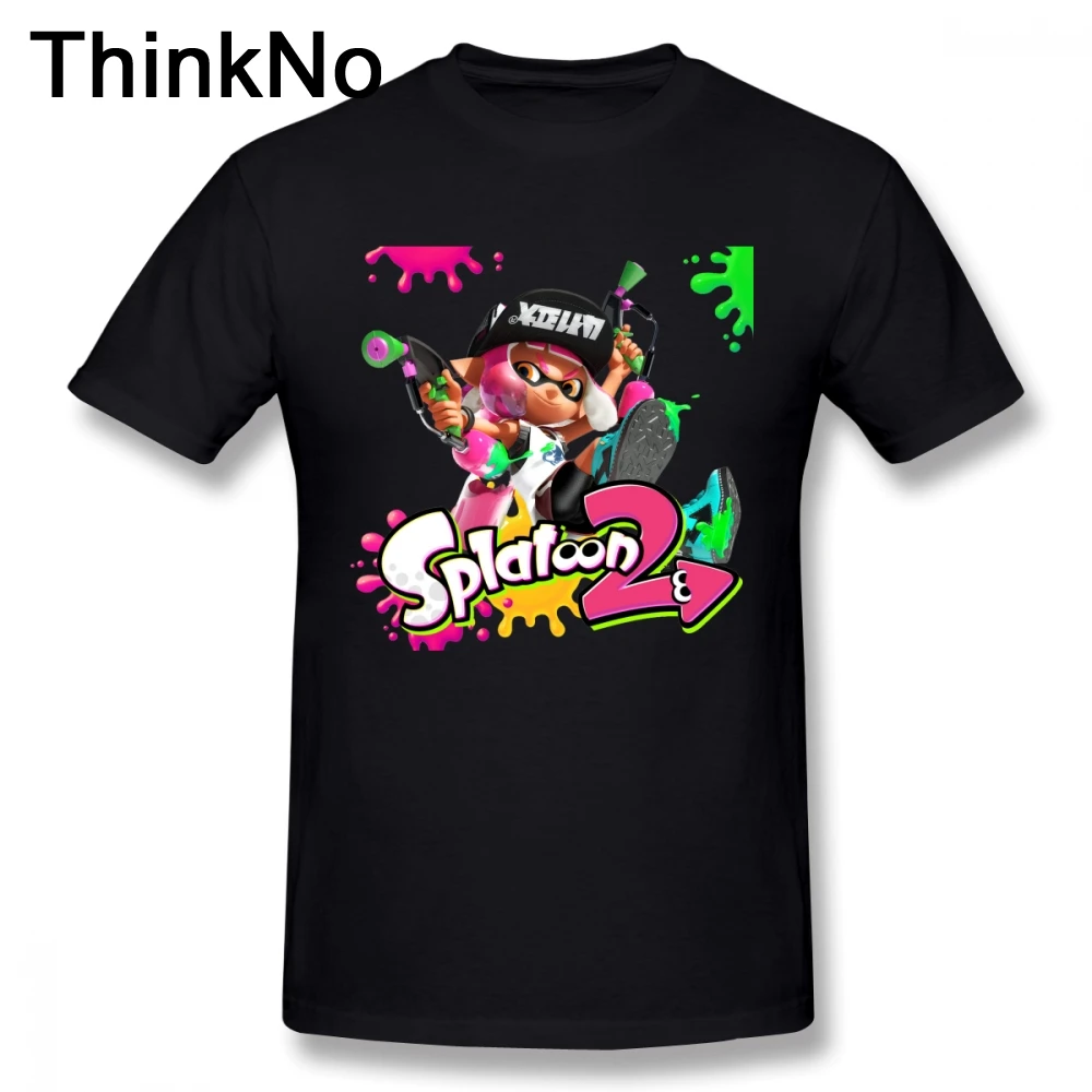 

For Man Splatoon T Shirt Cotton T-Shirt Cute Game T shirt Plus size Hot sale New Arrival Nice Short-sleeved