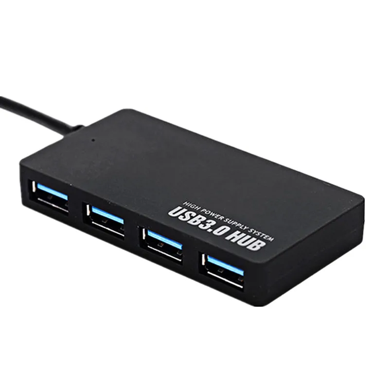 Ультра тонкий супер скорость USB 3,0 концентратор 4 порта 5 Гбит/с USB концентратор переходник разветвитель для сканера, мыши, клавиатуры, внешнего драйвера и т. д