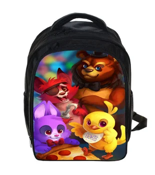 

13 Inch Five Nights At Freddys Backpacks Bag Mochila Casual Rucksack Travel Daypack For School Kindergarten Girls Boys