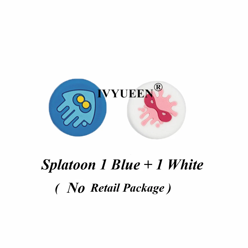 1 Blue and 1 White IVYUEEN набор джойстиков для пульта дистанционного управления NS NX Joy Con джойстик колпачок для джойстика джойстик аналоговый джойстик Pokeball красный синий захват - Цвет: 1 Blue and 1 White