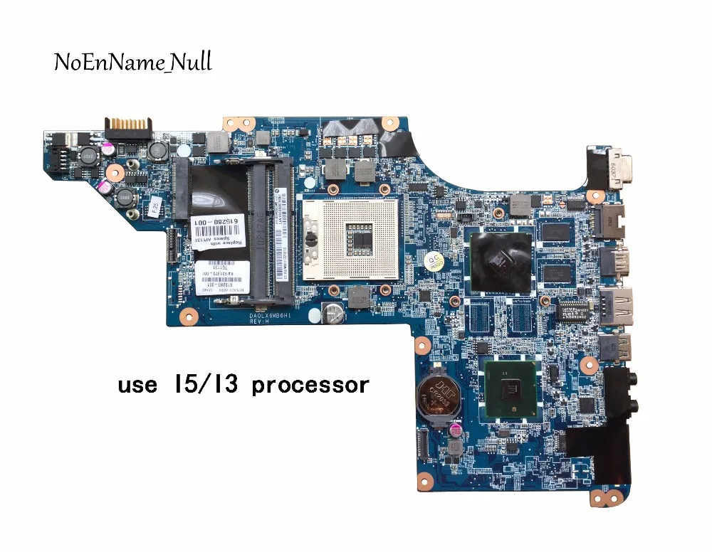 630280-001 Материнская плата для ноутбука hp DV6 DV6-3000 HM55 полностью протестированная материнская плата DA0LX6MB6F2 DA0LX6MB6H1